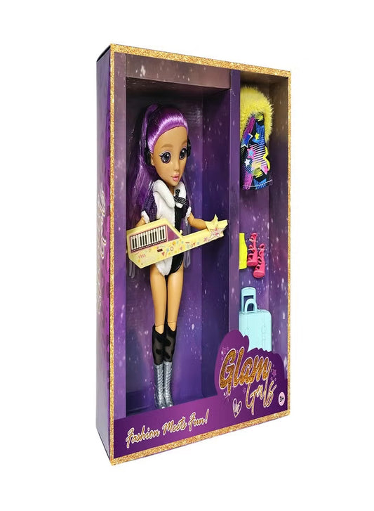 Fashion doll music party glam girlz 9