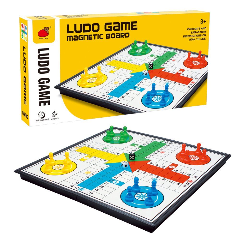 Folding Magnetic Board Ludo Game - Marah Kids