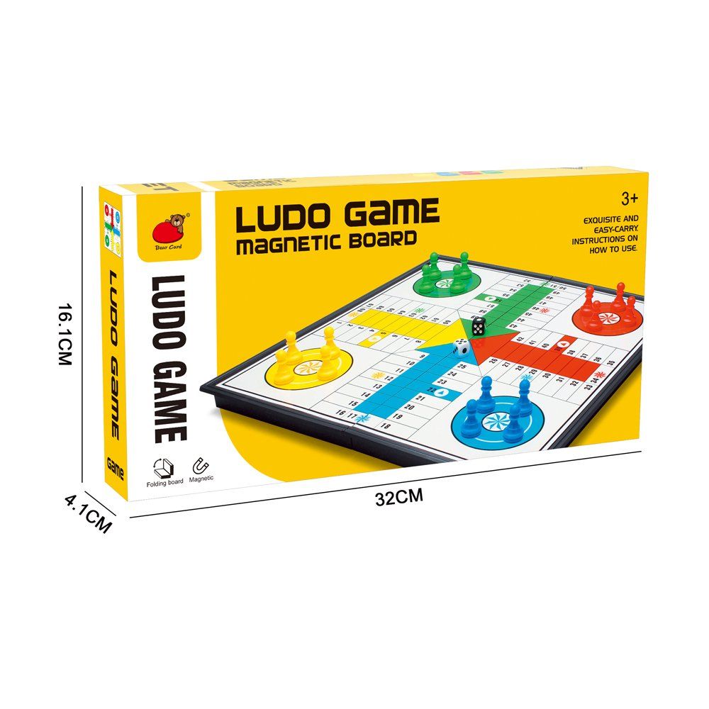 Folding Magnetic Board Ludo Game - Marah Kids