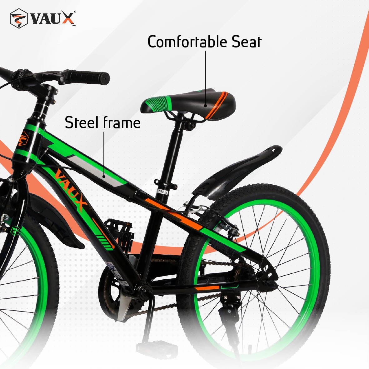 VAUX Max 24" Bicycle - Green - Marah Kids