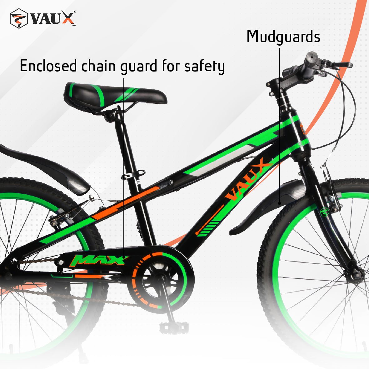 VAUX Max 24" Bicycle - Green - Marah Kids