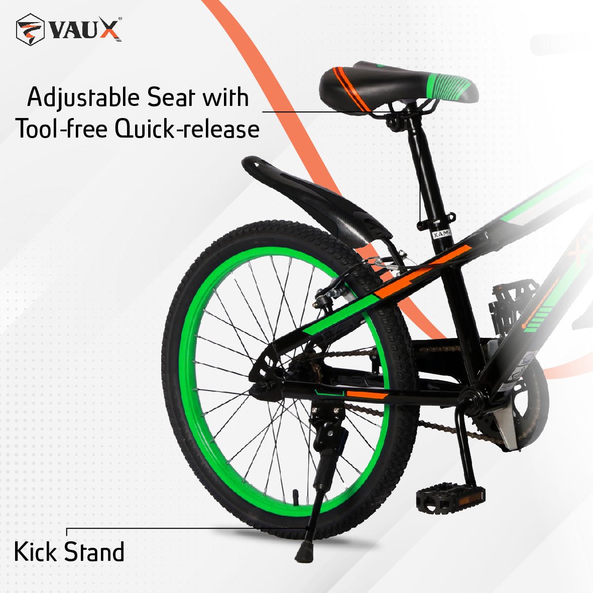 VAUX Max 24" Bicycle - Green - Marah Kids