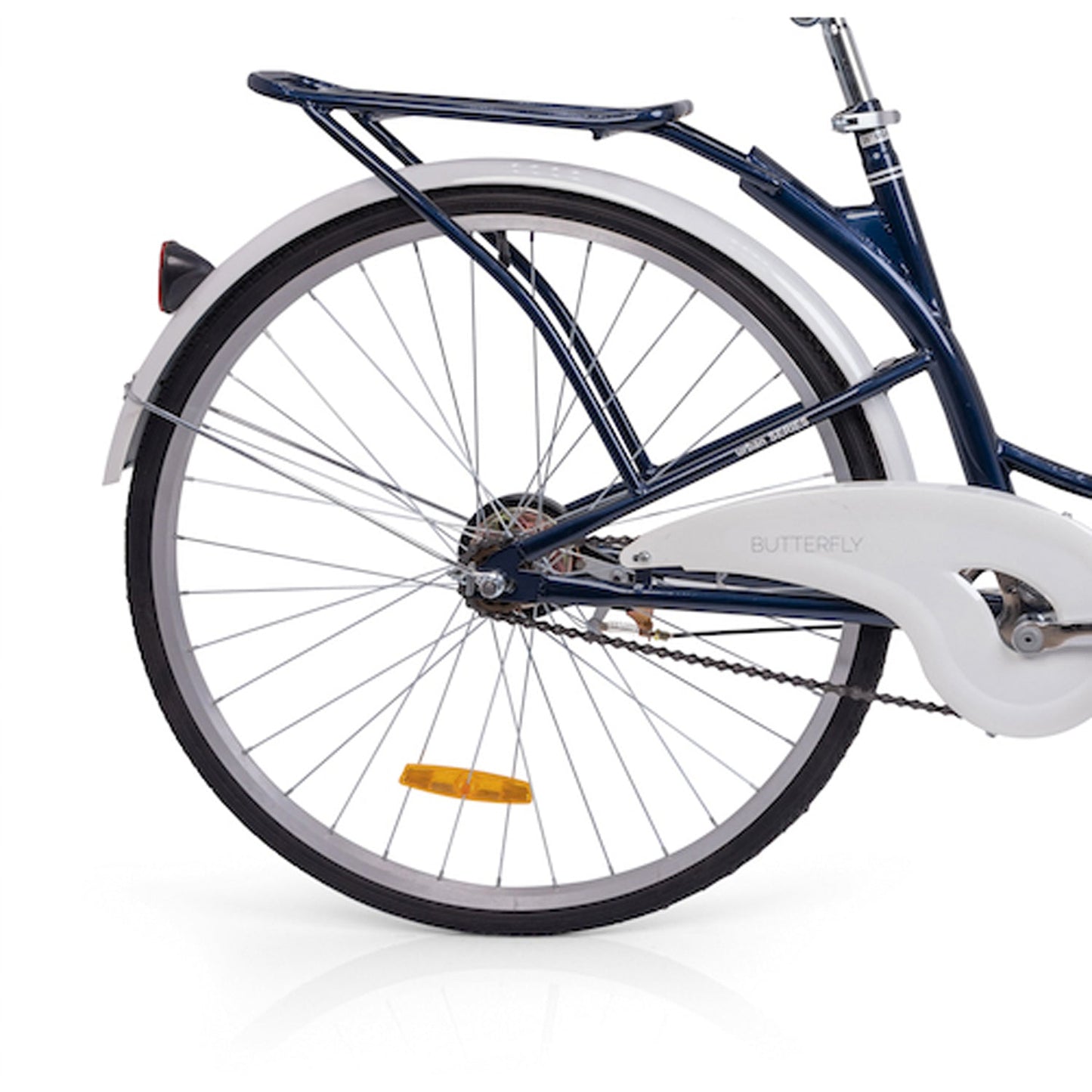 Butterfly 26" City Bike - Blue - Marah Kids