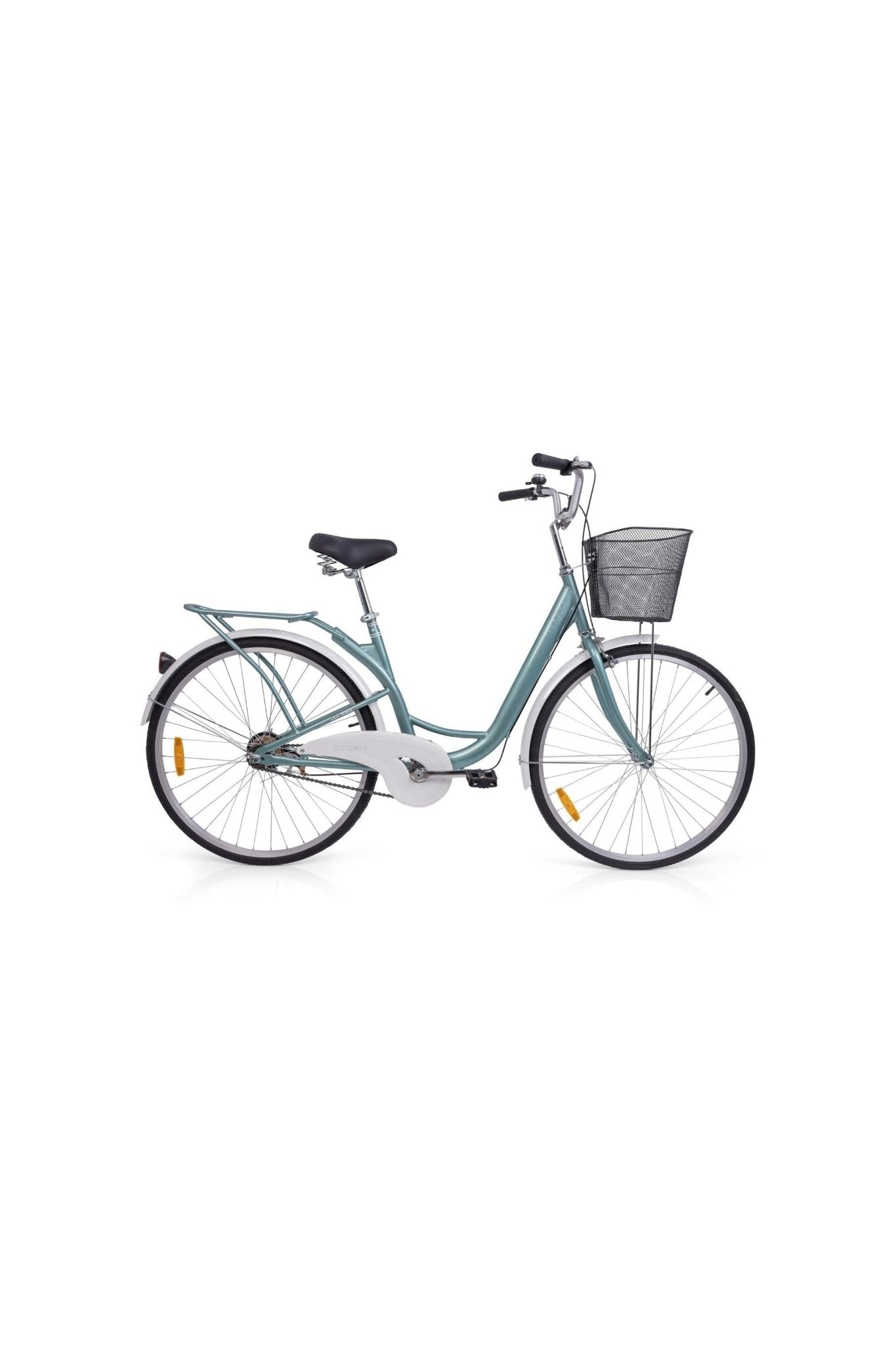 Butterfly 26" City Bike - Green - Marah Kids