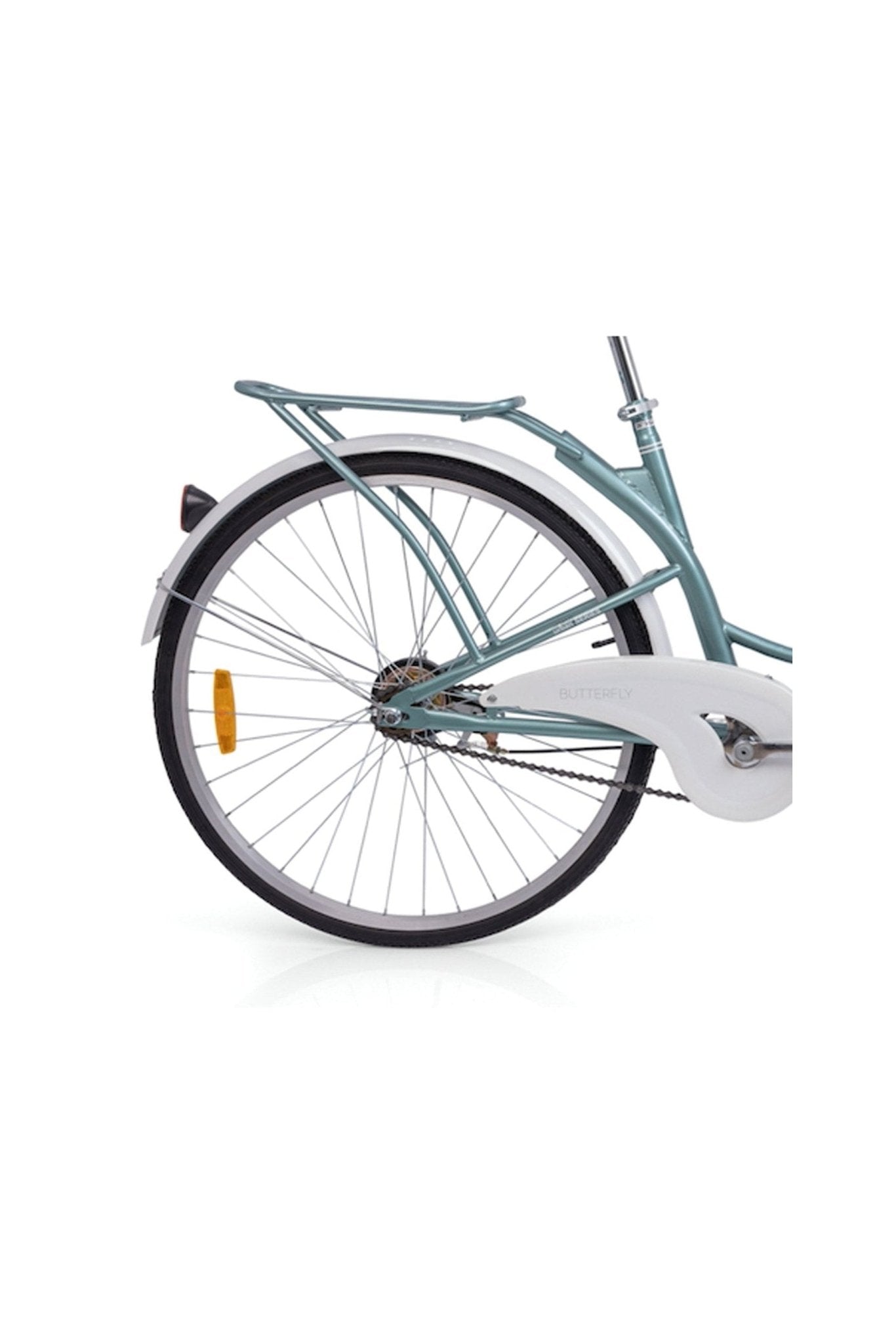 Butterfly 26" City Bike - Green - Marah Kids