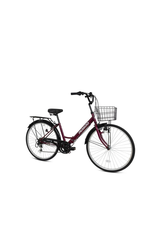 Fusion 26" Folding City Bike - Maroon - Marah Kids