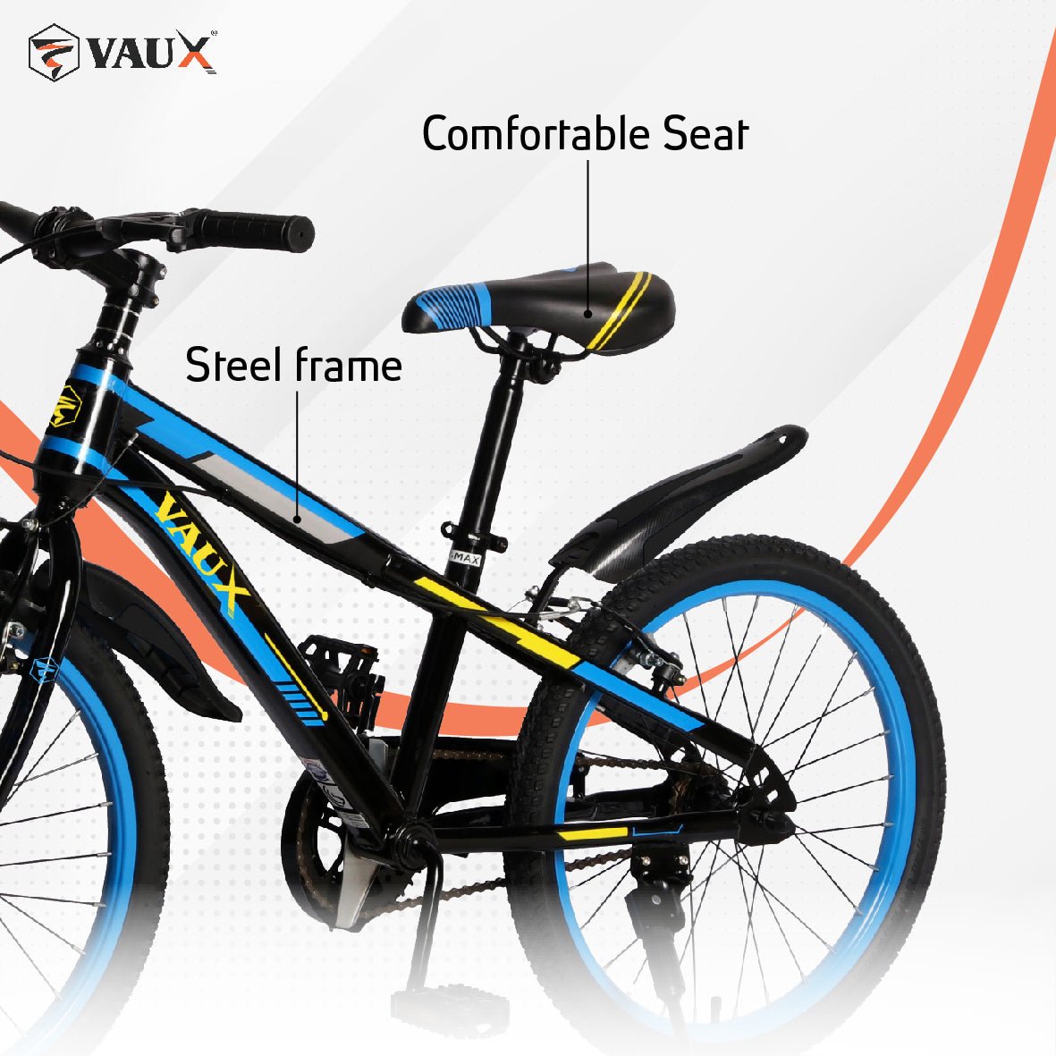 VAUX Max 26" Kids Bicycle - Blue - Marah Kids