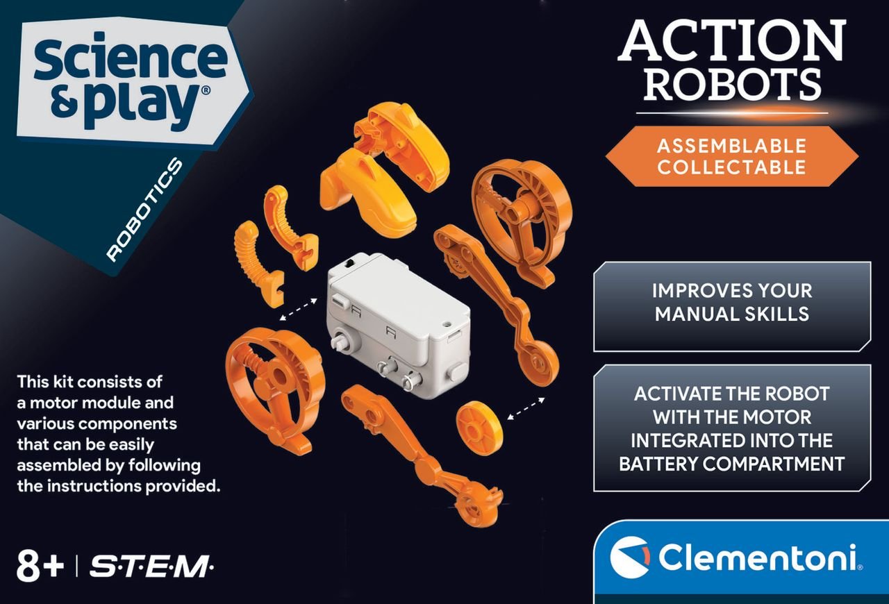 Clementoni Runner Action Robot Battery Operated - Marah Kids