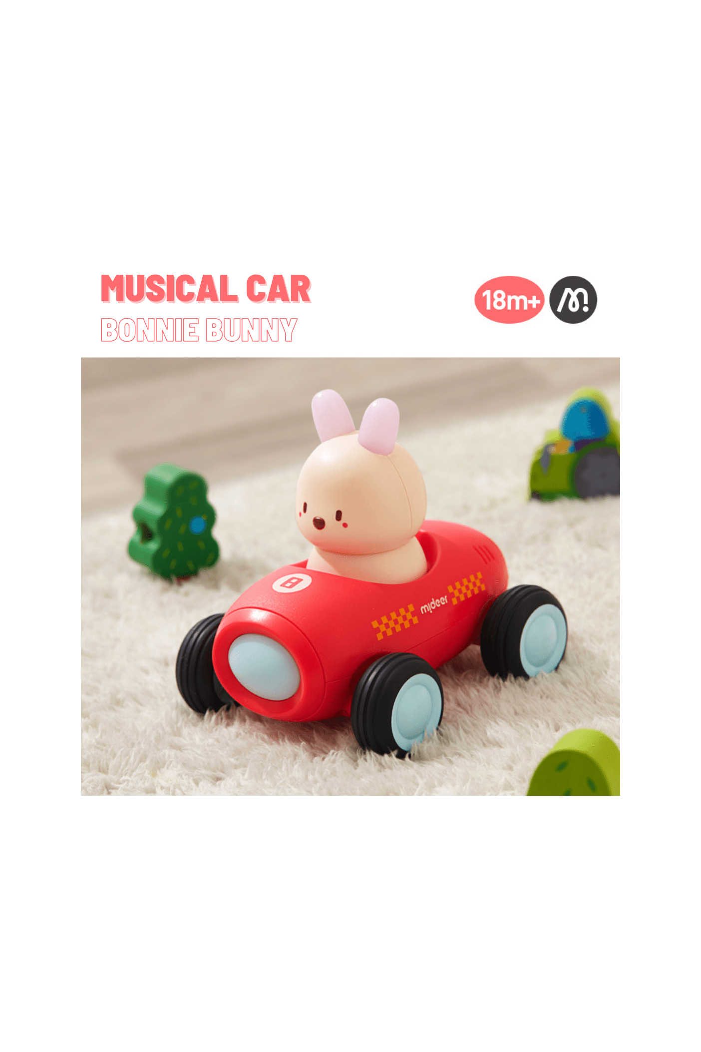 Musical Car - Bonnie Bunny