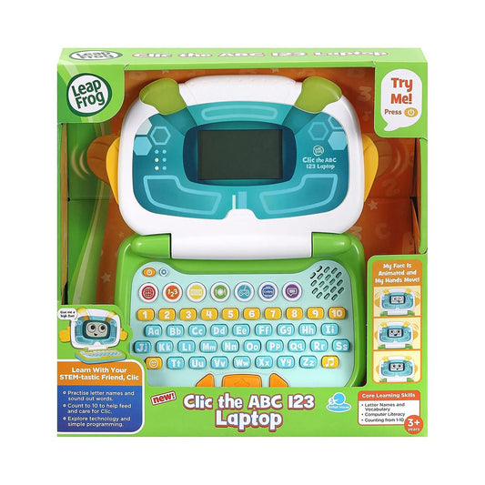 Leapfrog Clic The Abc, 123 Laptop - Green - Marah Kids