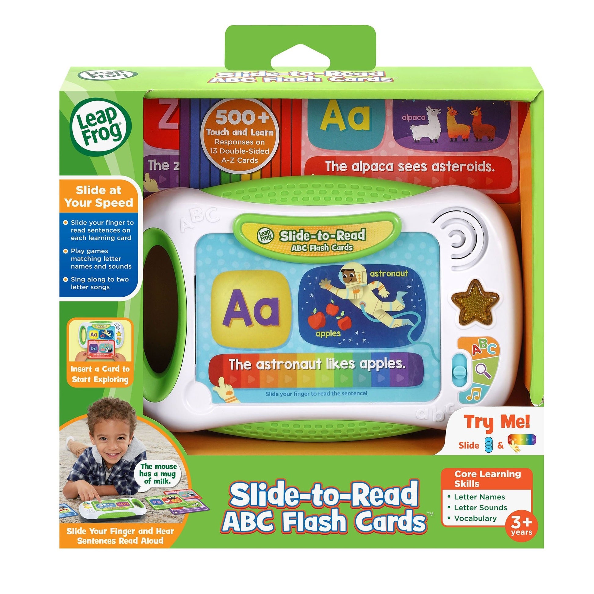 Leapfrog Slide - To - Read Abc Flash Cards (Lfus) - 80 - 616800 - Marah Kids