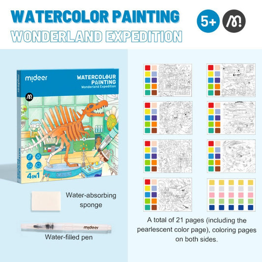Watercolor Painting Kit - Wonderland Expedition - Marah Kids