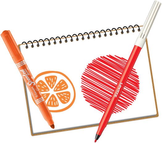 Luxor - Art and Hobby Pens | Trendy design Pen | Assorted Ink & Marker | Pack of 22 - Marah Kids