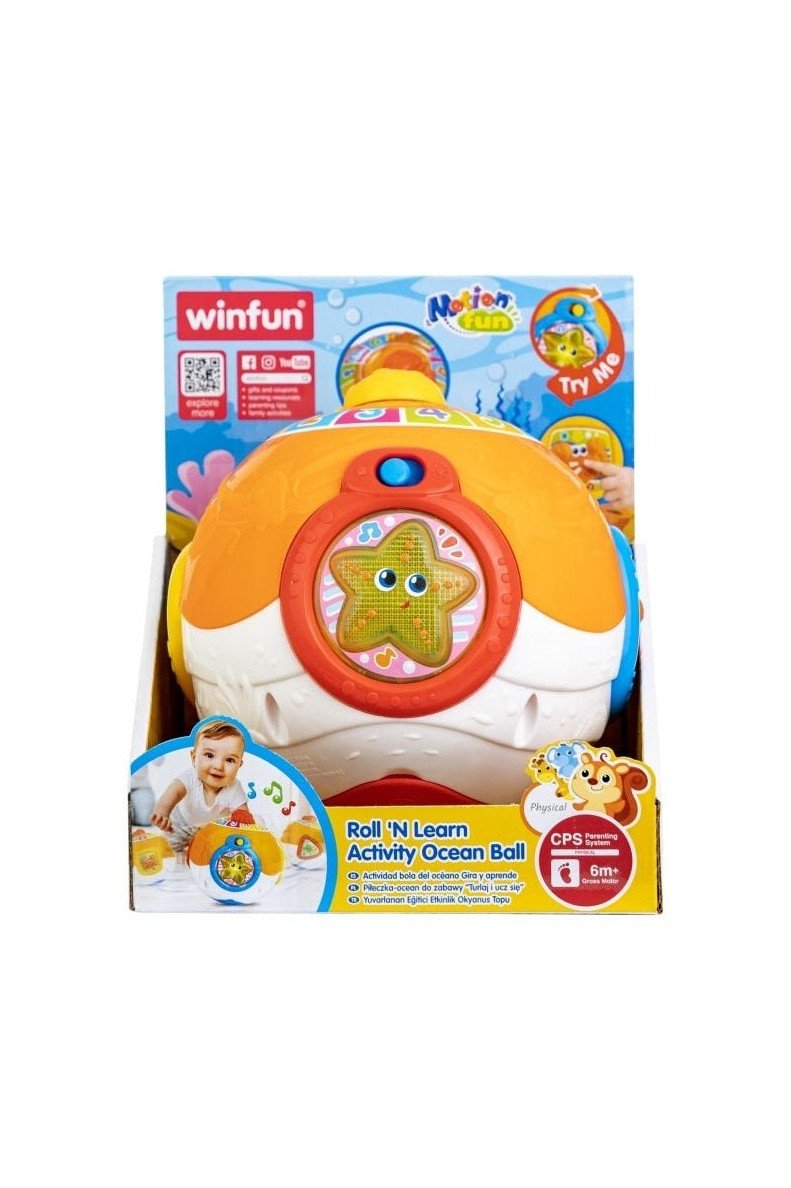 Roll 'N Learn Activity Ocean Ball - Marah Kids