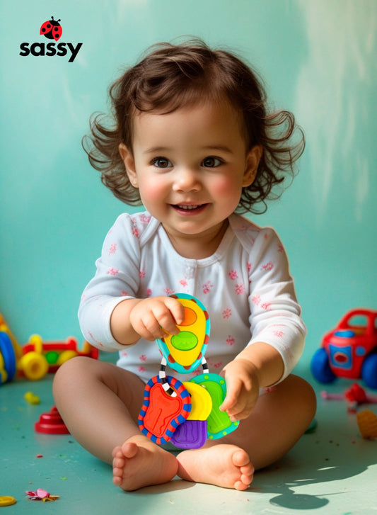 Electronic Keys for Babies – Colorful Portable Toy for 3+ Months - Marah Kids