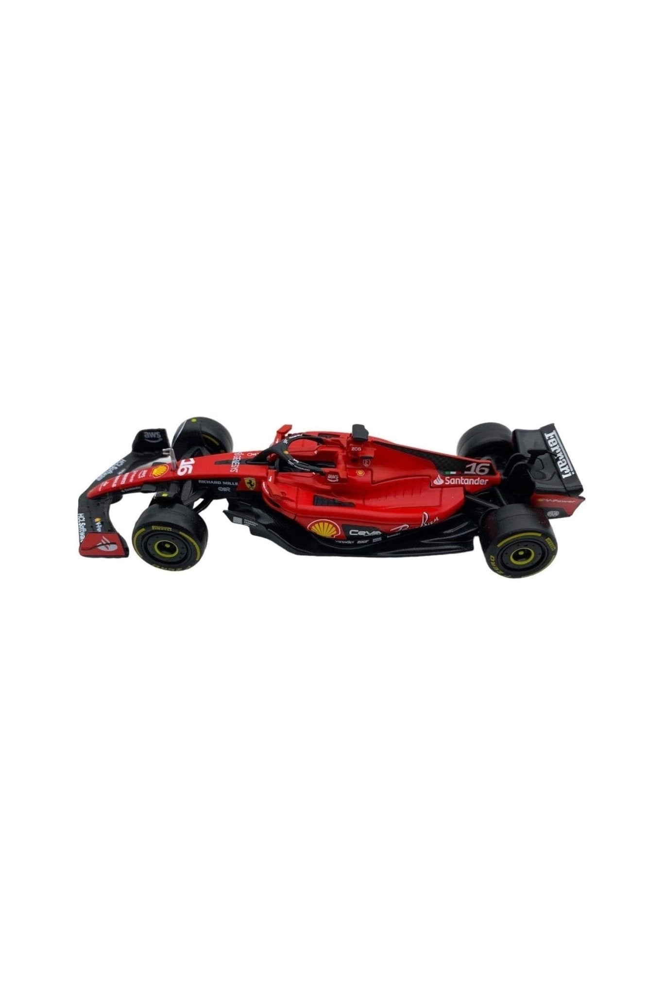 Bburago 1:43 Diecast Vehicle - Ferrari Racing SF23 16 Charles Leclerc - Marah Kids