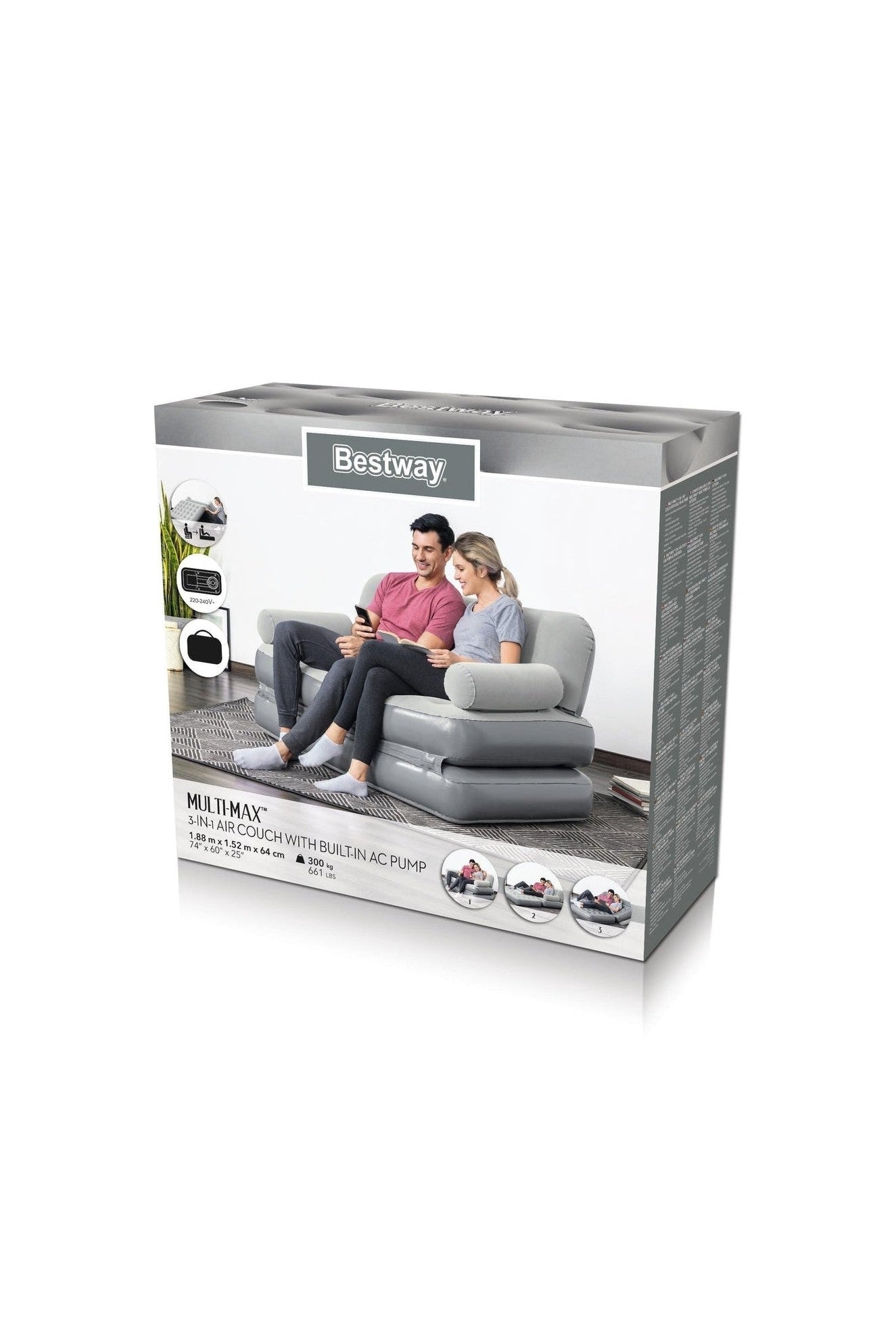 Bway Couch Multi Max Air 188X152X64