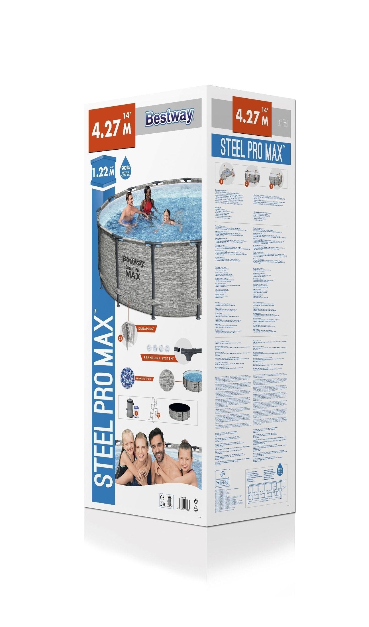 Bestway Pool set Steel pro Max 427 X 122 CM