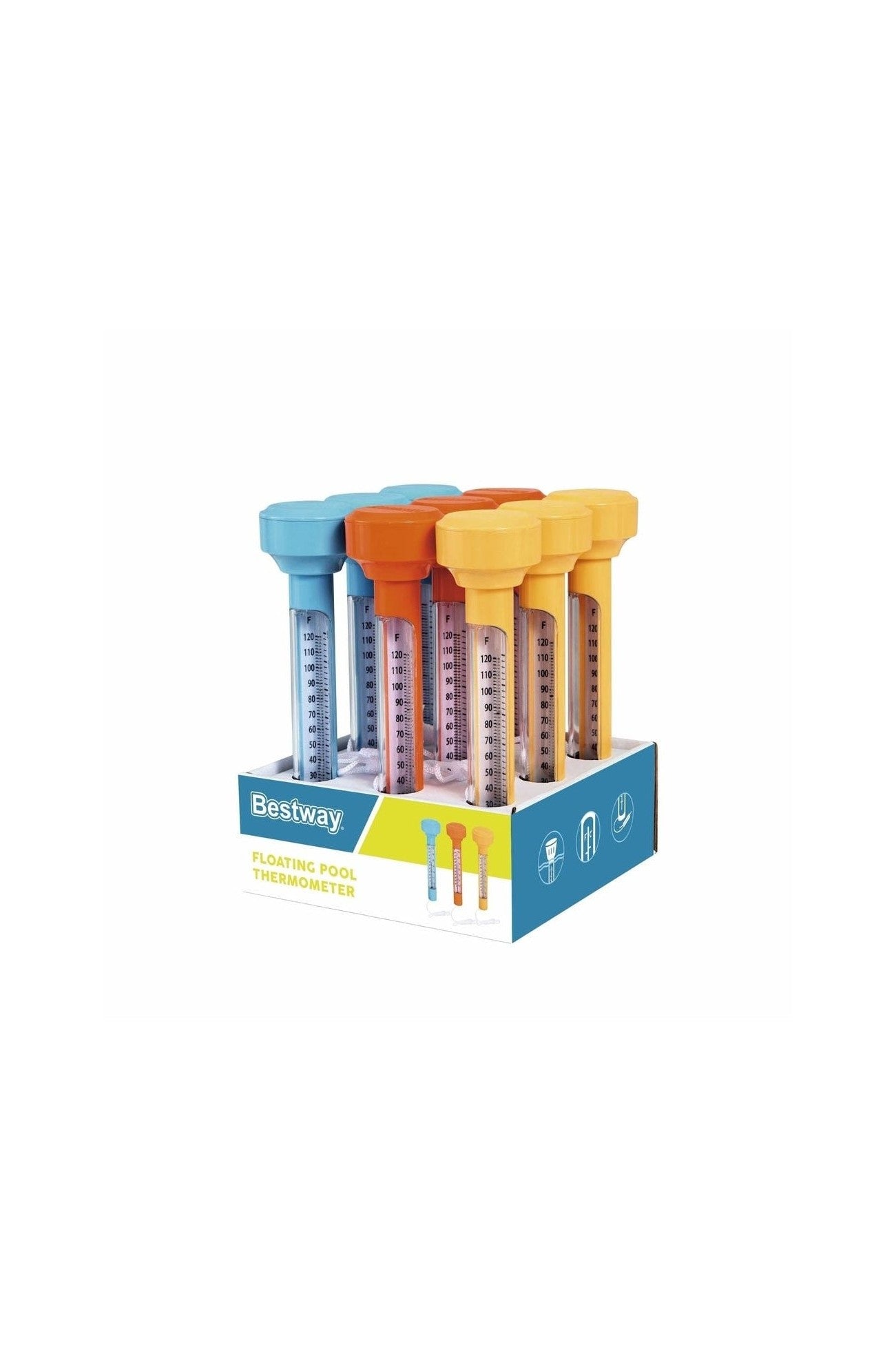 مقياس حرارة حمام السباحة العائم من Bway 3Ass Pdq9