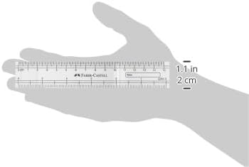 FABER - CASTELL CLEAR SLIM PLASTIC RULER 15CM - Marah Kids