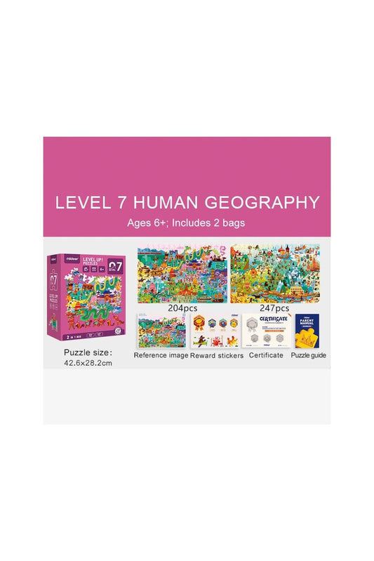 Geography Puzzle (Advanced Puzzles Series) - Marah Kids