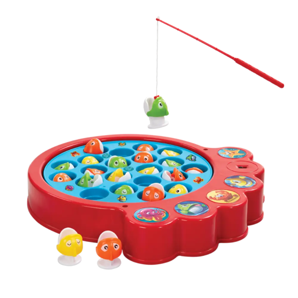 Addo Games Frantic Fishing, Fishing Rod Set Toddler Role Play, Fish Game Toy