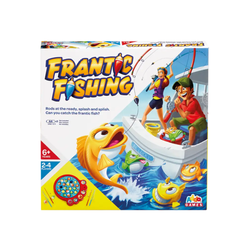 Addo Games Frantic Fishing, Fishing Rod Set Toddler Role Play, Fish Game Toy