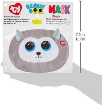 TY MASK HUSKY SLUSH GRAY WOC - Marah Kids