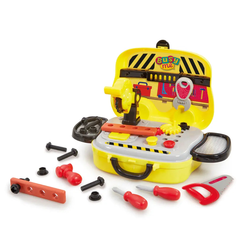 Addo Busy Me Little Builders Tool Shop V2, Pretend Play Toys, Learning Activity for Kids, Imaginative Toy
