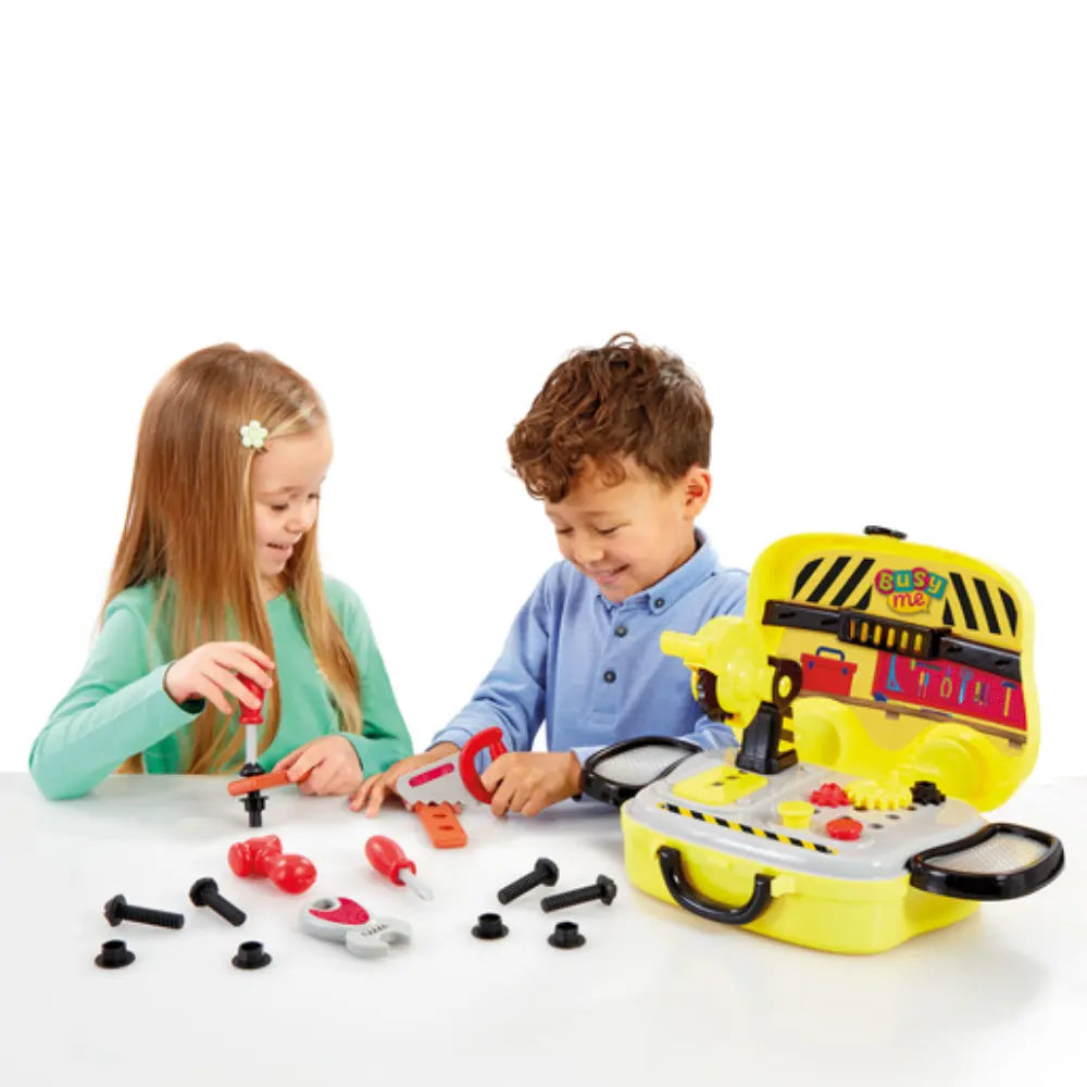 Addo Busy Me Little Builders Tool Shop V2, Pretend Play Toys, Learning Activity for Kids, Imaginative Toy