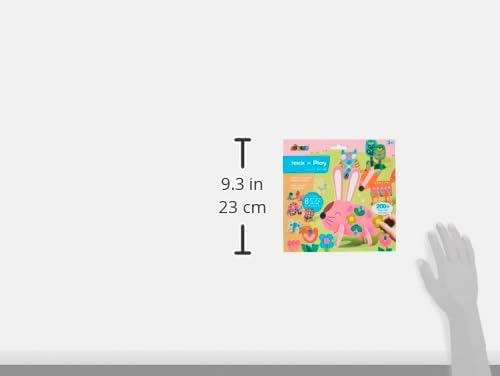 Avenir Stick 'N Play Series - Secret Garden | 200+ Reusable Stickers for Endless Fun! Create Play Scenes with 8 Illustrated Theme Cards, Make Your Own Animal Figures | For Kids 3+ - Marah Kids