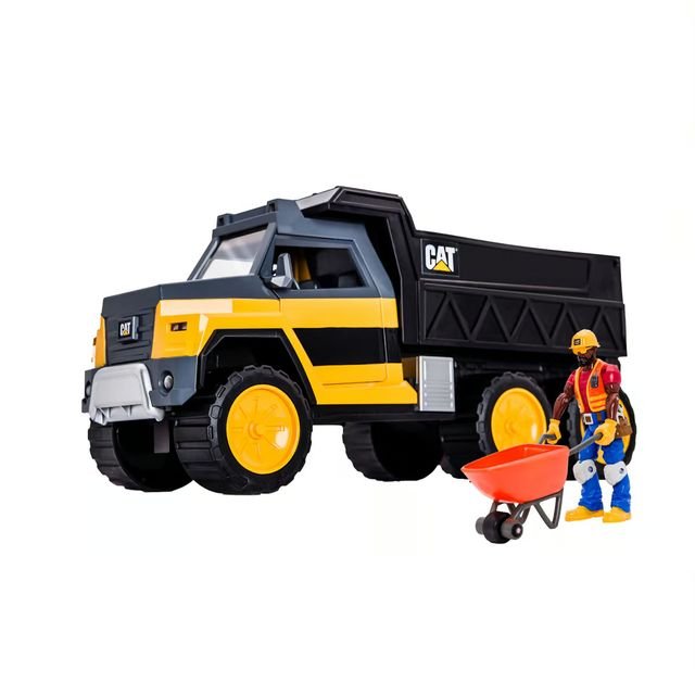 CAT Workforce Hauler Action Set – 18+ Piece Construction Playset - Marah Kids