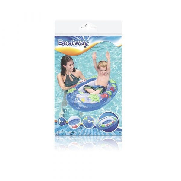 BESTWAY Boat Kiddie Raft 102X69 - Marah Kids