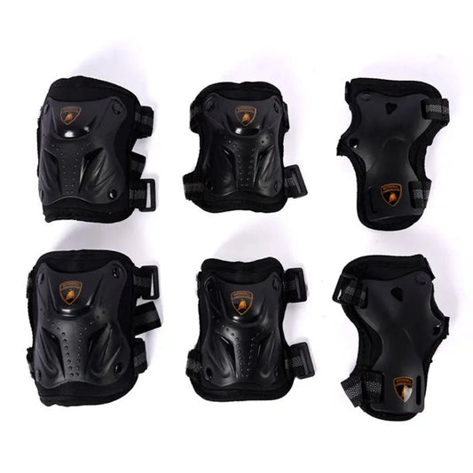 Lamborghini Inline Skate Combo | Grey, Helmet & Protector, 39 - 42 - Marah Kids