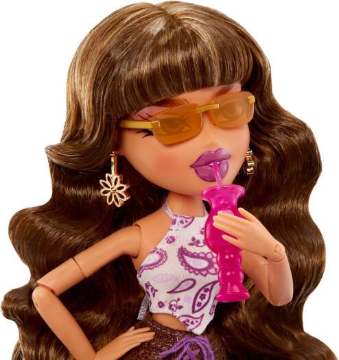 Bratz Alwayz Yasmin Fashion Doll with 10 Accessories - Multicolour | Stylish box design, great for display or gifting | Collectible Packaging | Ages 6 + up - Marah Kids