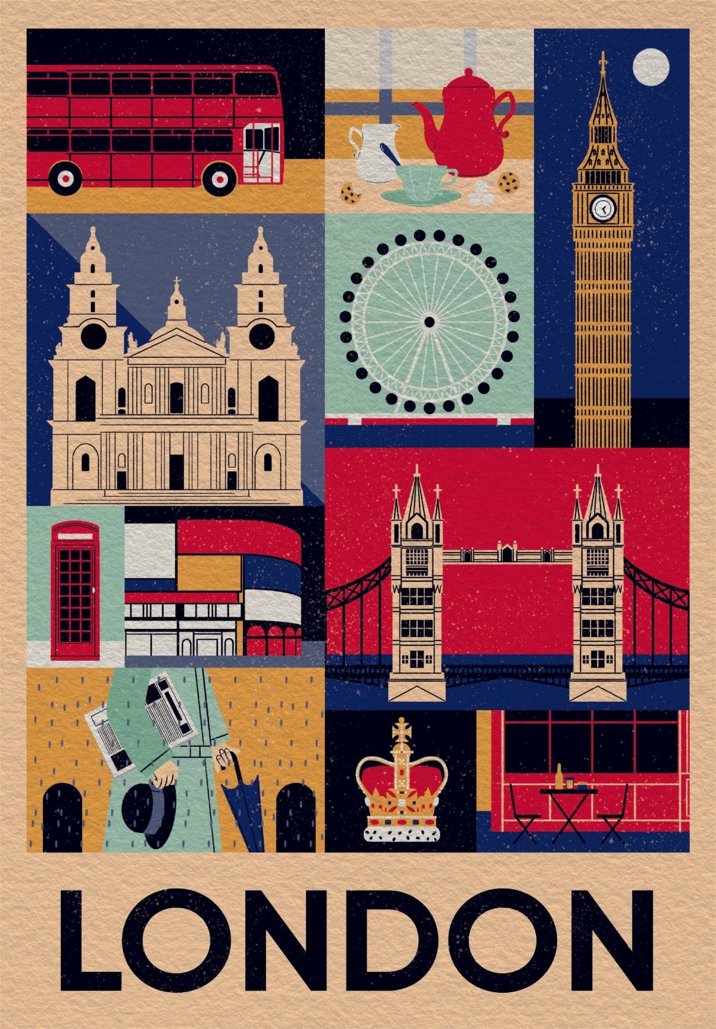 CLEMENTONI PUZZLE STYLE CITY LONDON 1000PCS - Marah Kids