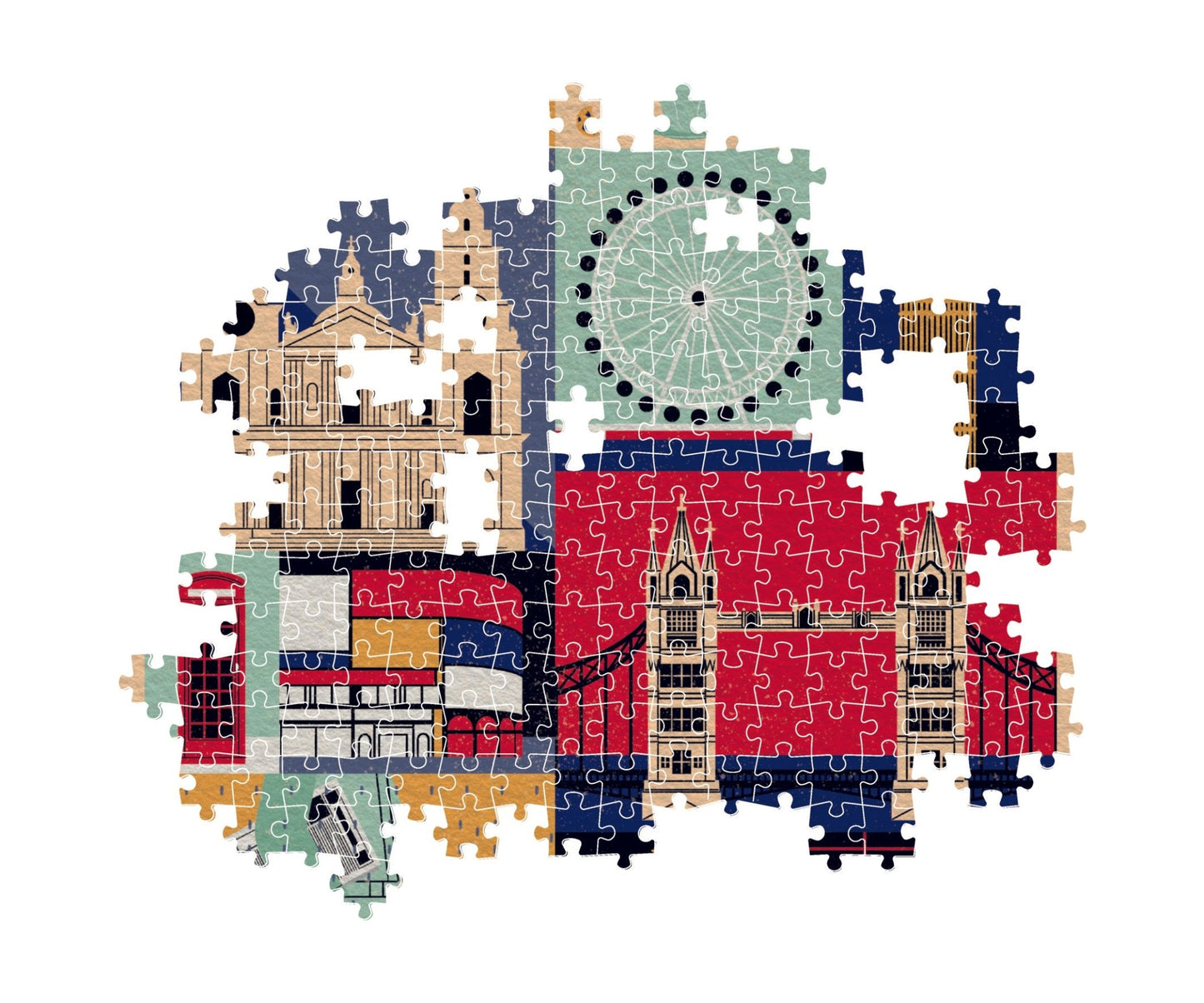 CLEMENTONI PUZZLE STYLE CITY LONDON 1000PCS - Marah Kids