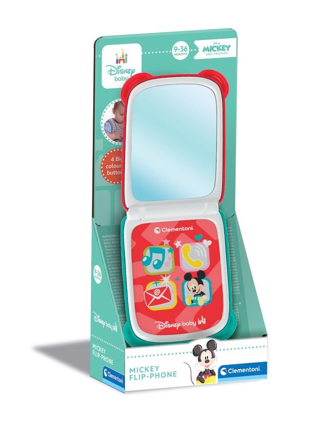 Disney Baby Mickey Flip Phone Battery Operated - Marah Kids