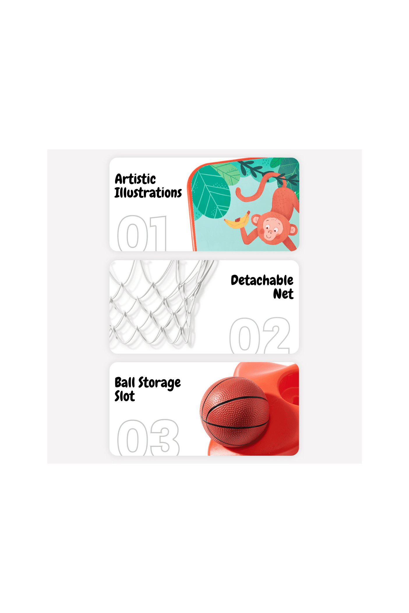 3 In 1 Basketball Hoop