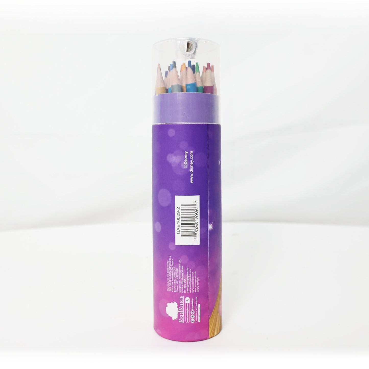 DISNEY PRINCESS 24 COLORED PENCILS WITH SHARPENER
