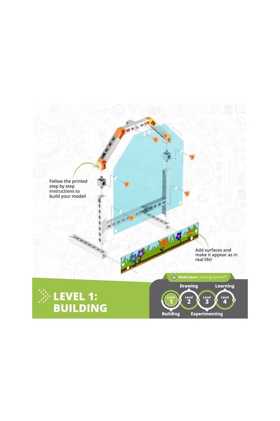 Engino STEAM Labs How Greenhouses Work Construction Kit - Marah Kids