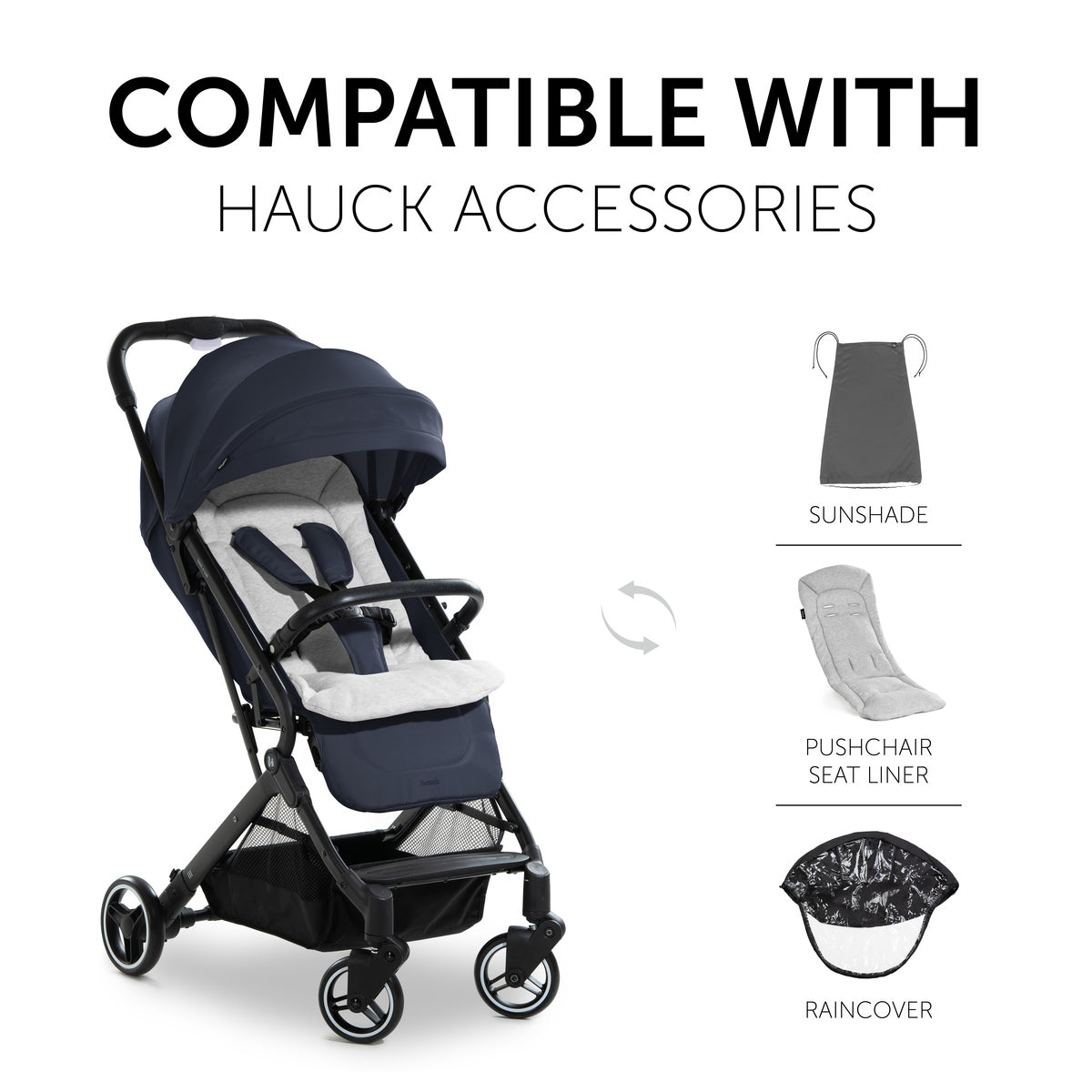 Hauck - Travel N Care  - Dark Navy