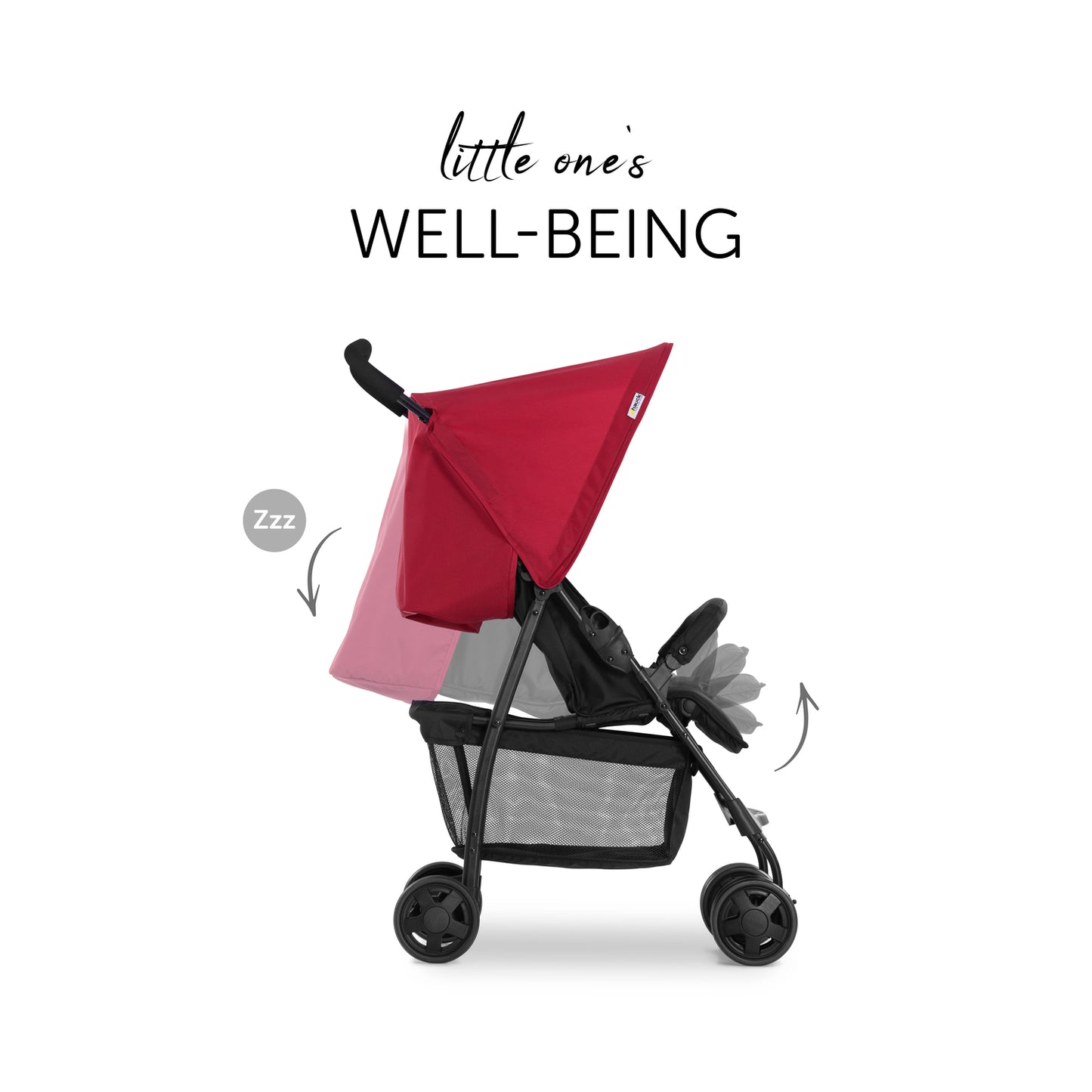 Hauck - lightweight stroller Sport - Red