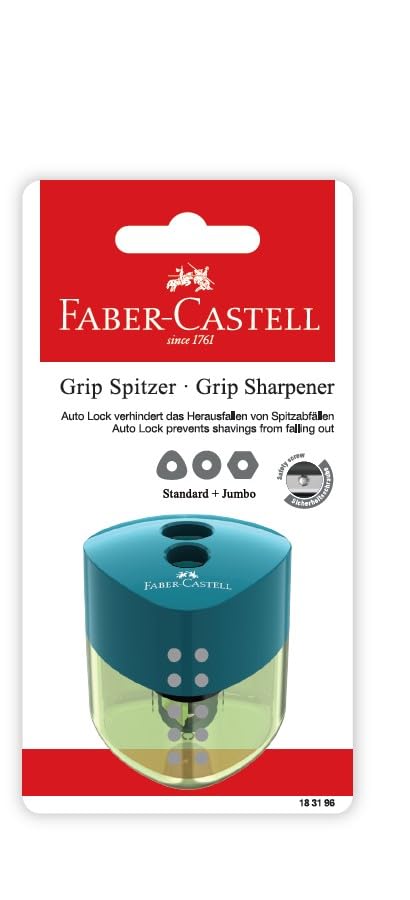 FABER - CASTELL GRIP SHARPENER TREND DBL HOLE - Marah Kids