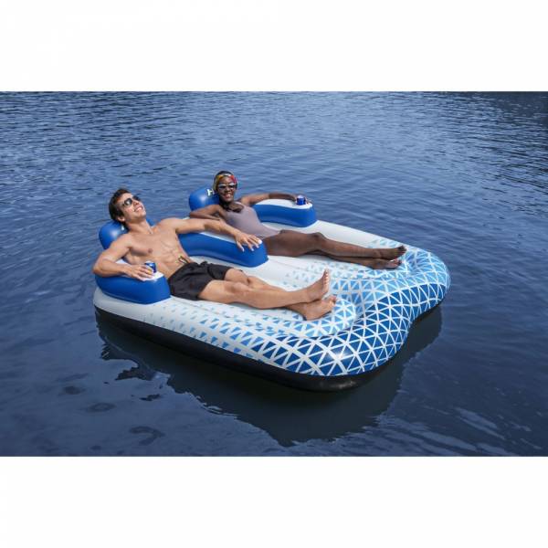 BESTWAY Lounge Indigo Wave Double 196X193Cm - Marah Kids