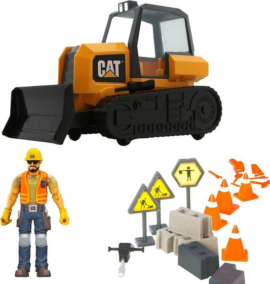 CAT Workforce Bulldozer Action Set 23+ Pcs - Marah Kids