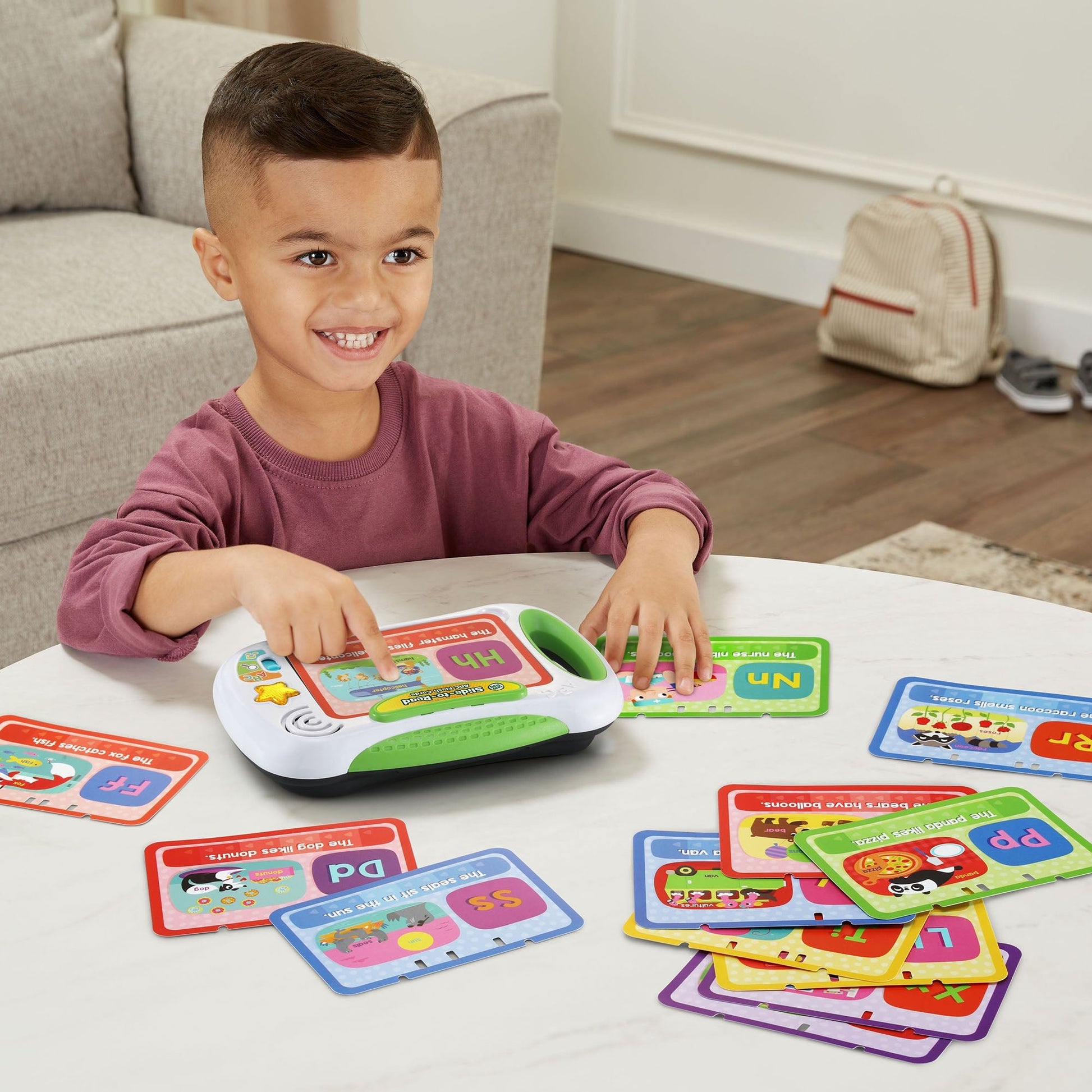 Leapfrog Slide - To - Read Abc Flash Cards (Lfus) - 80 - 616800 - Marah Kids