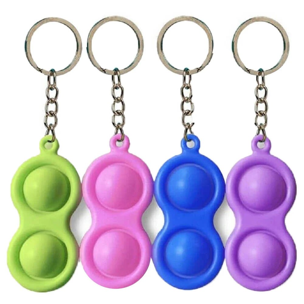 Fidget Popper - Mini Keychain Asstd (Camouflage) - Marah Kids