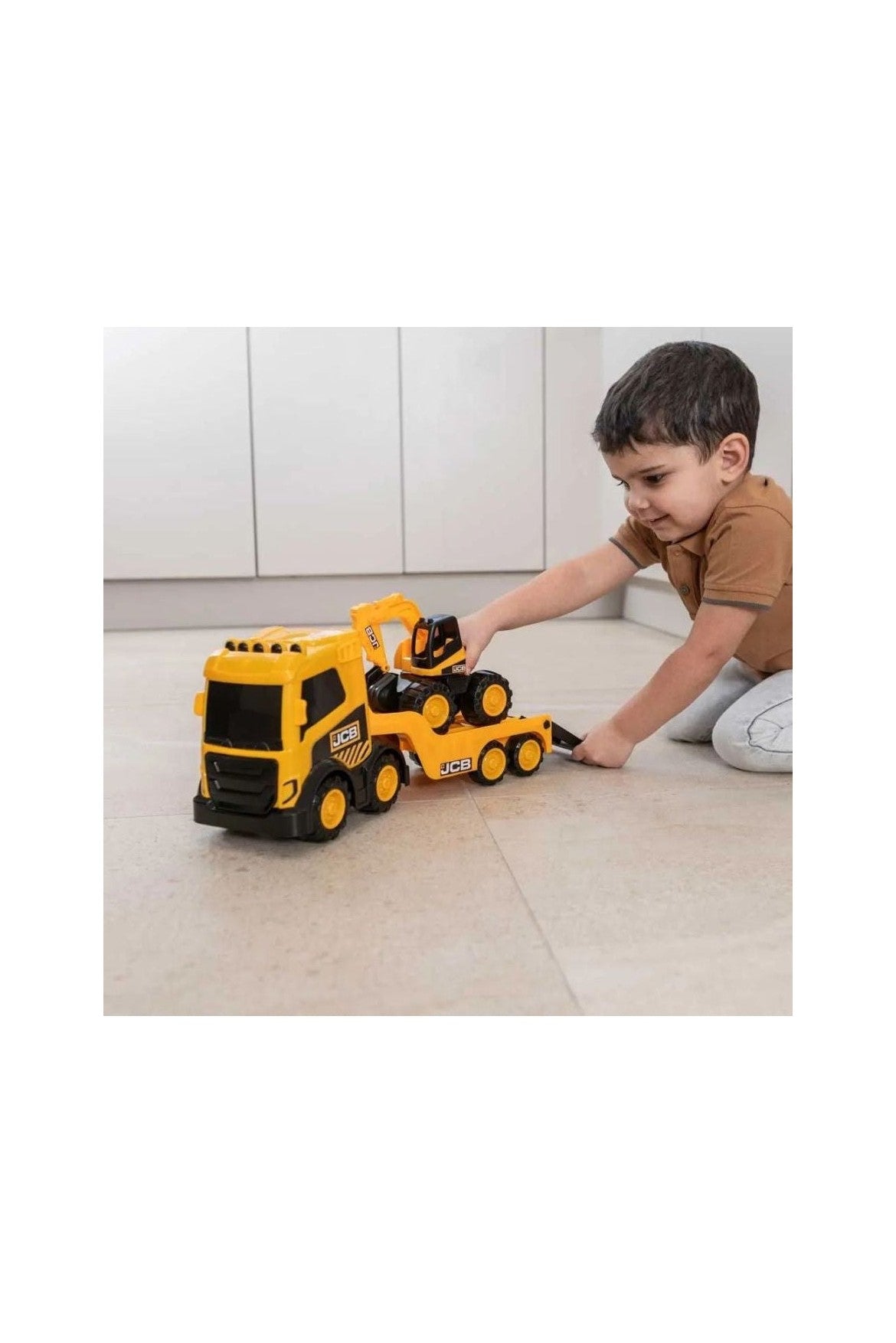 Tz Jcb Mega Transp W/Excavator - Marah Kids