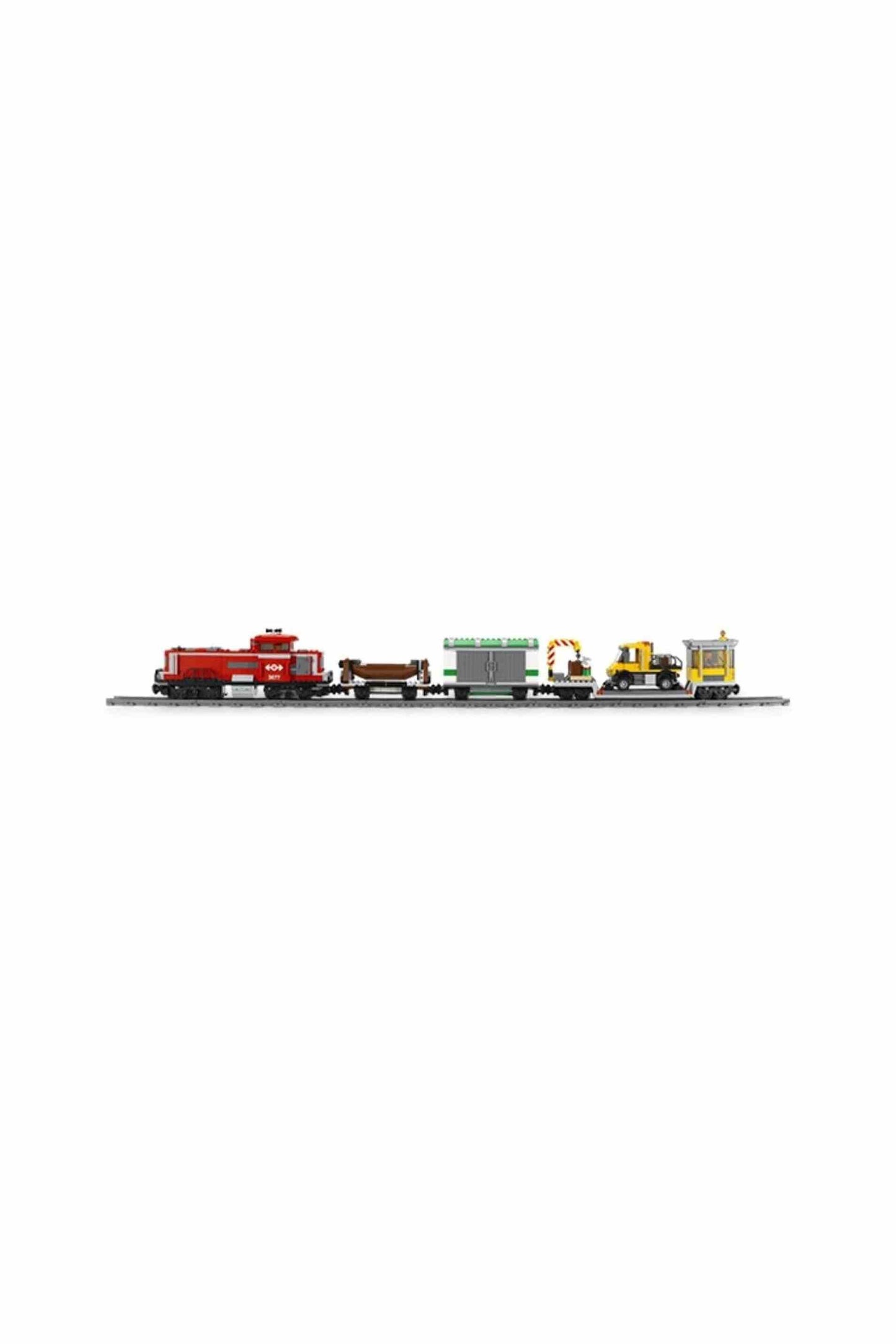 Lego Train Set Red Cargo Train - Marah Kids